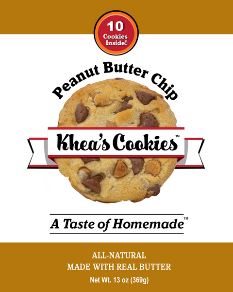 クッキーアン　バケパ　ポージー Grab-n-Go Peanut Butter Chip Box – Khea's Cookies